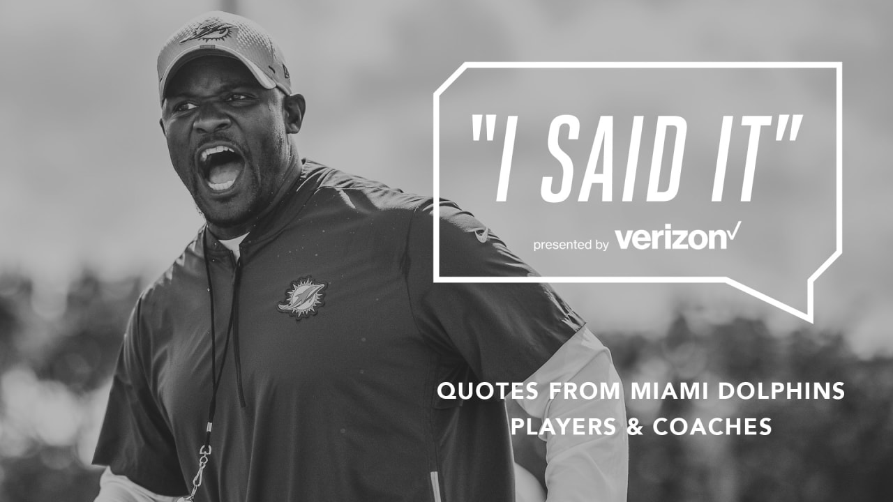 I Said It: Brian Flores On Initial Depth Chart