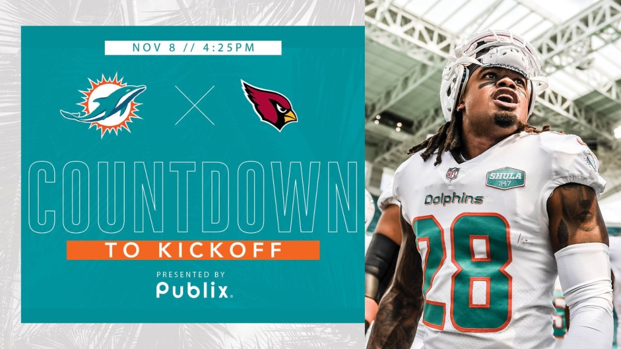 Miami Dolphins At Arizona Cardinals Countdown To Kickoff