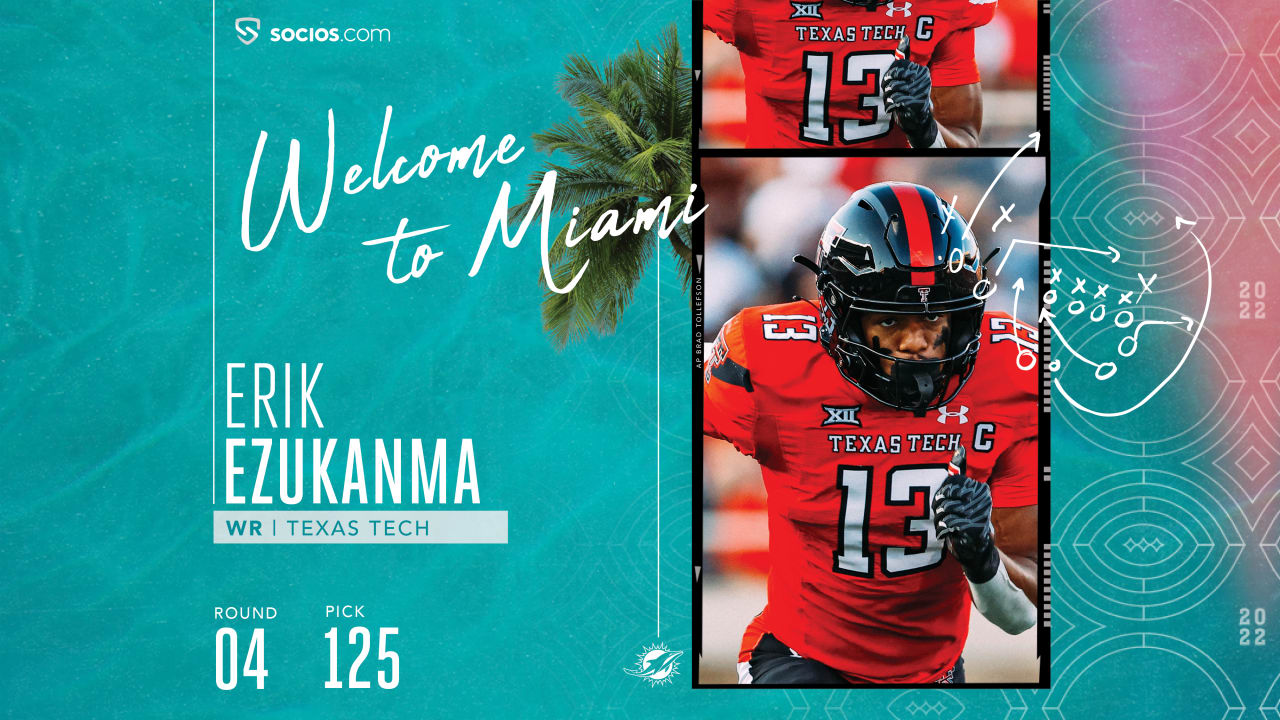 2022 NFL Draft Miami Dolphins Select Erik Ezukanma