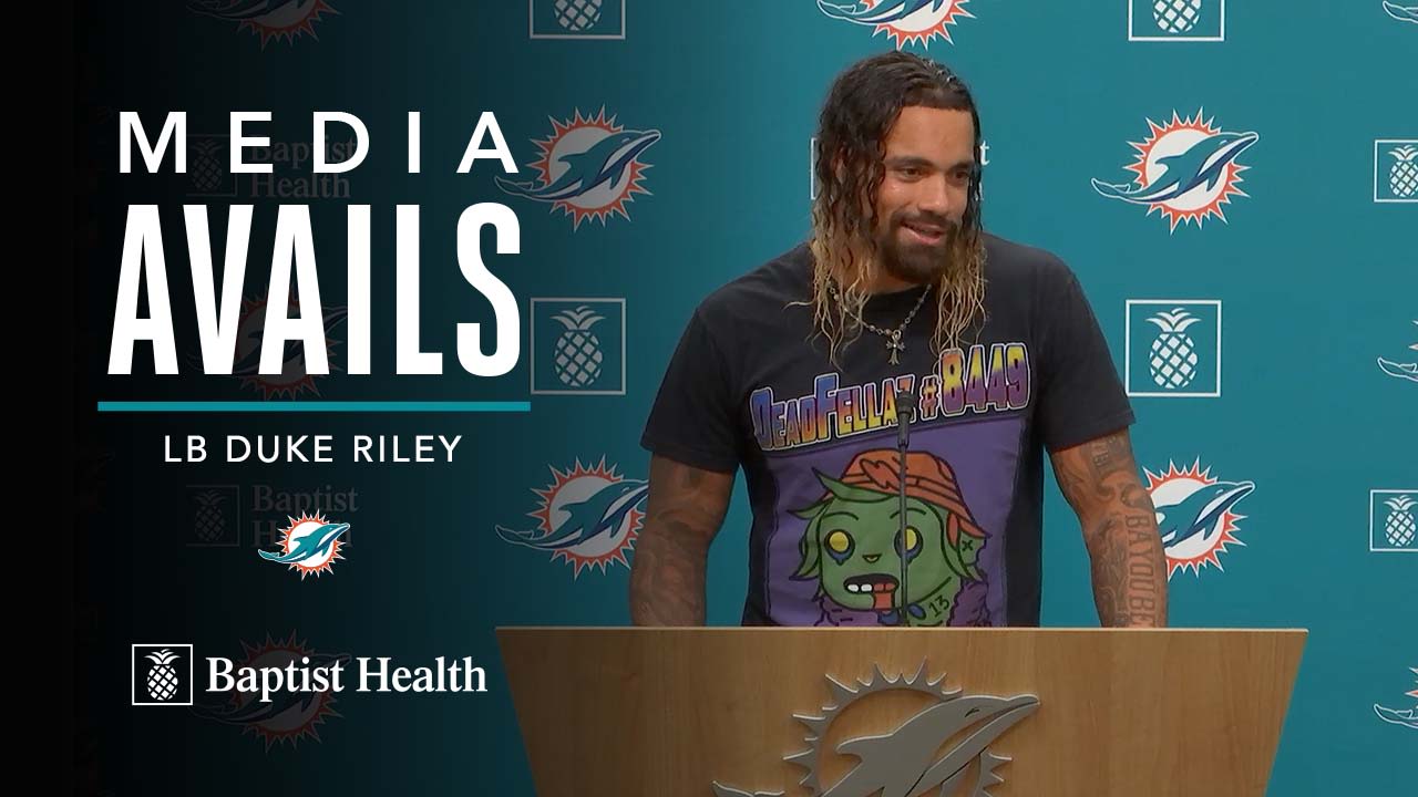 Dolphins' Duke Riley says daughter changed him