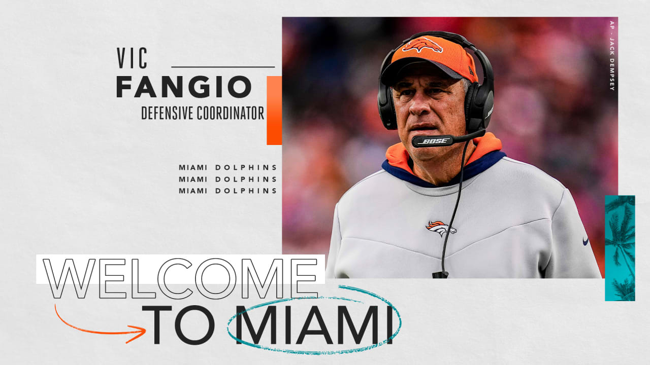 Vic Fangio hired as Dolphins defense coordinator