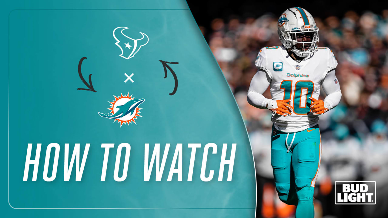 How to watch Dolphins vs. Texans preseason game 2023