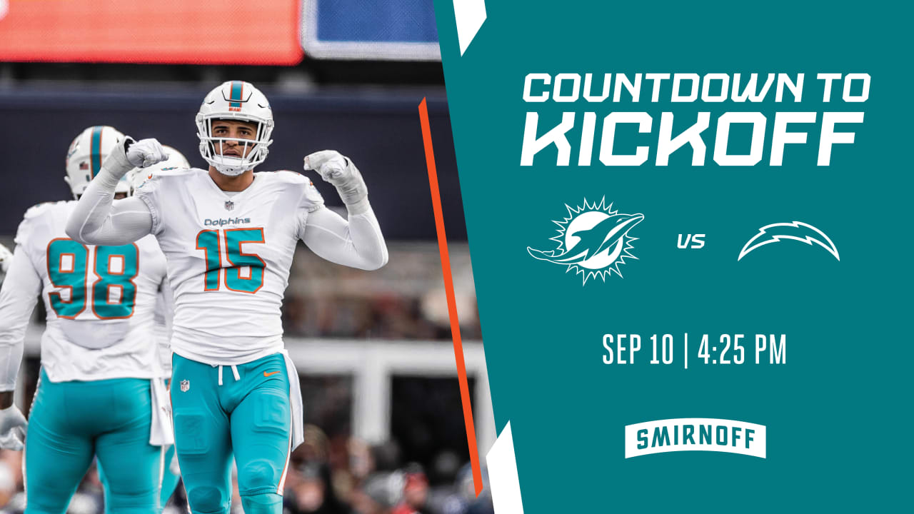 Miami Dolphins at Los Angeles Chargers: Countdown to Kickoff