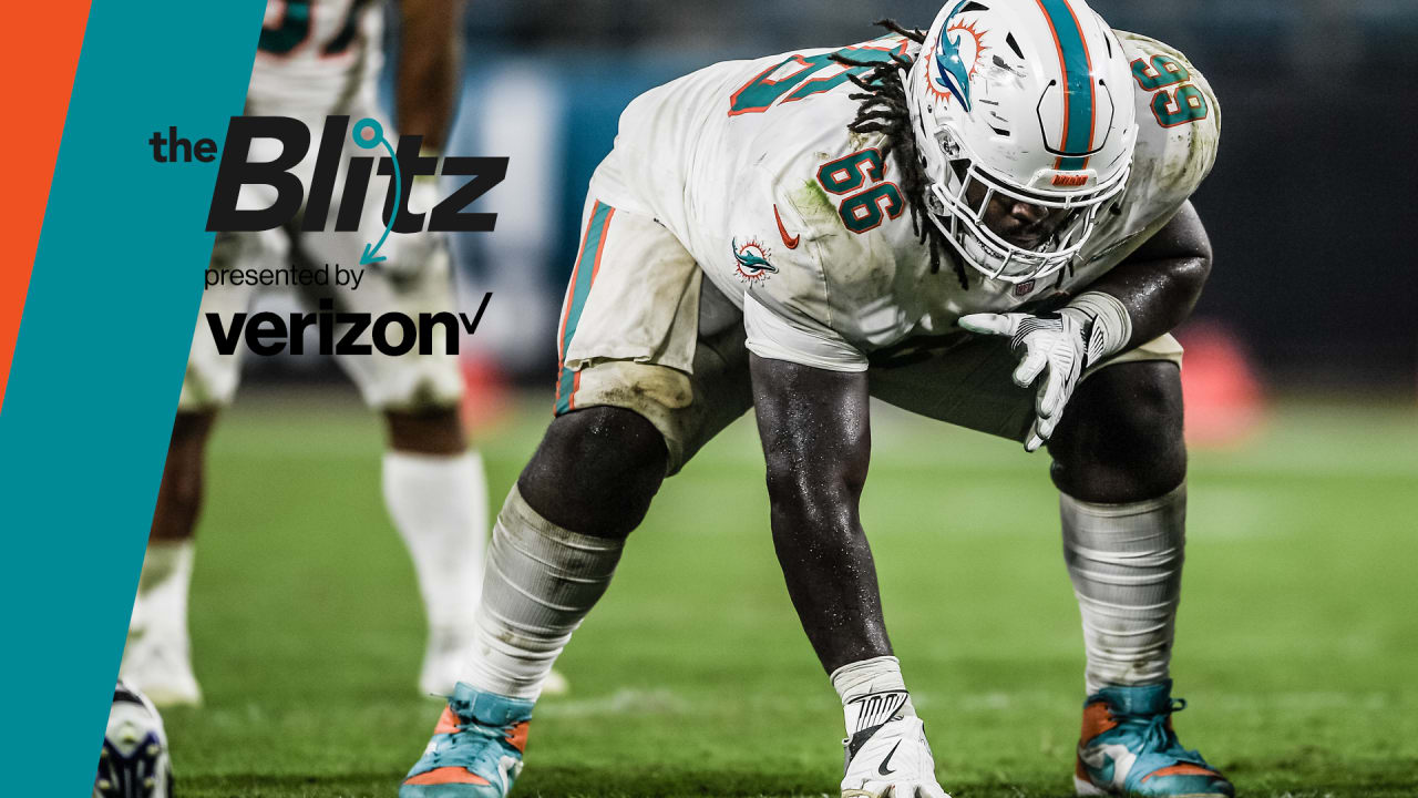 Solomon Kindley Miami Dolphins Finishing Every Play Every Day