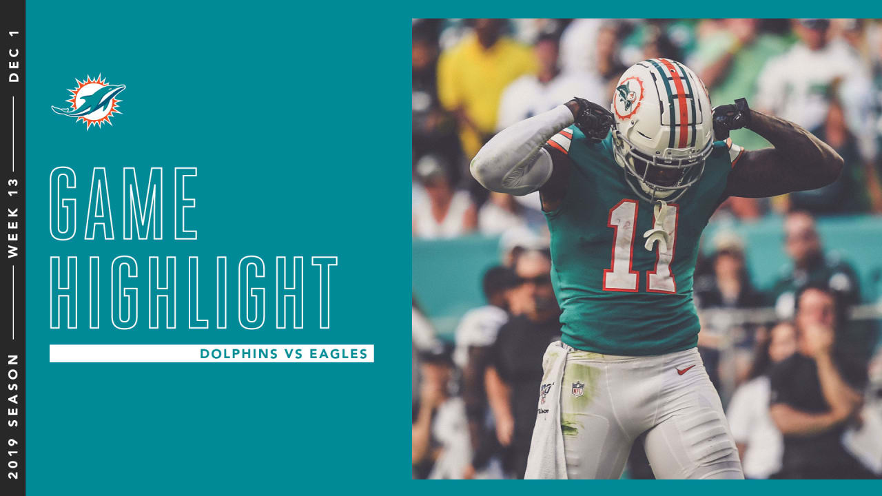 Miami Dolphins - DeVante Parker posted a career-high 135