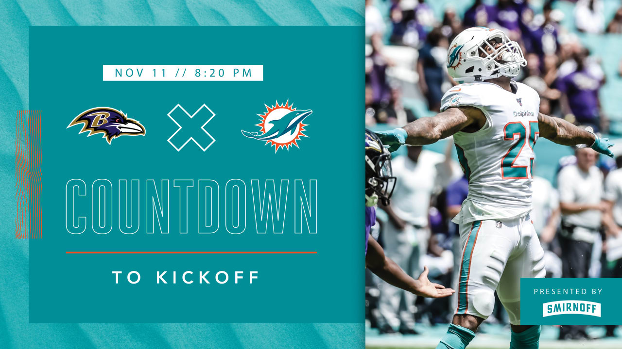 Baltimore Ravens vs Miami Dolphins Week 10 NFL 2021