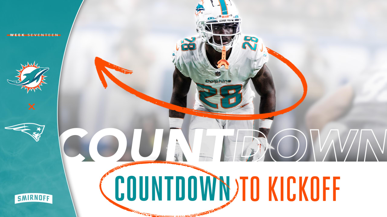 Miami Dolphins at New England Patriots Countdown to Kickoff