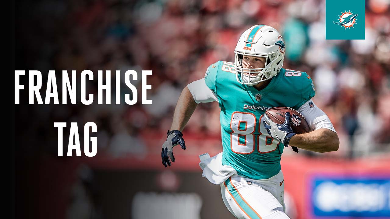 Miami Dolphins place franchise tag on TE Mike Gesicki, bringing him back  for fifth season - ESPN