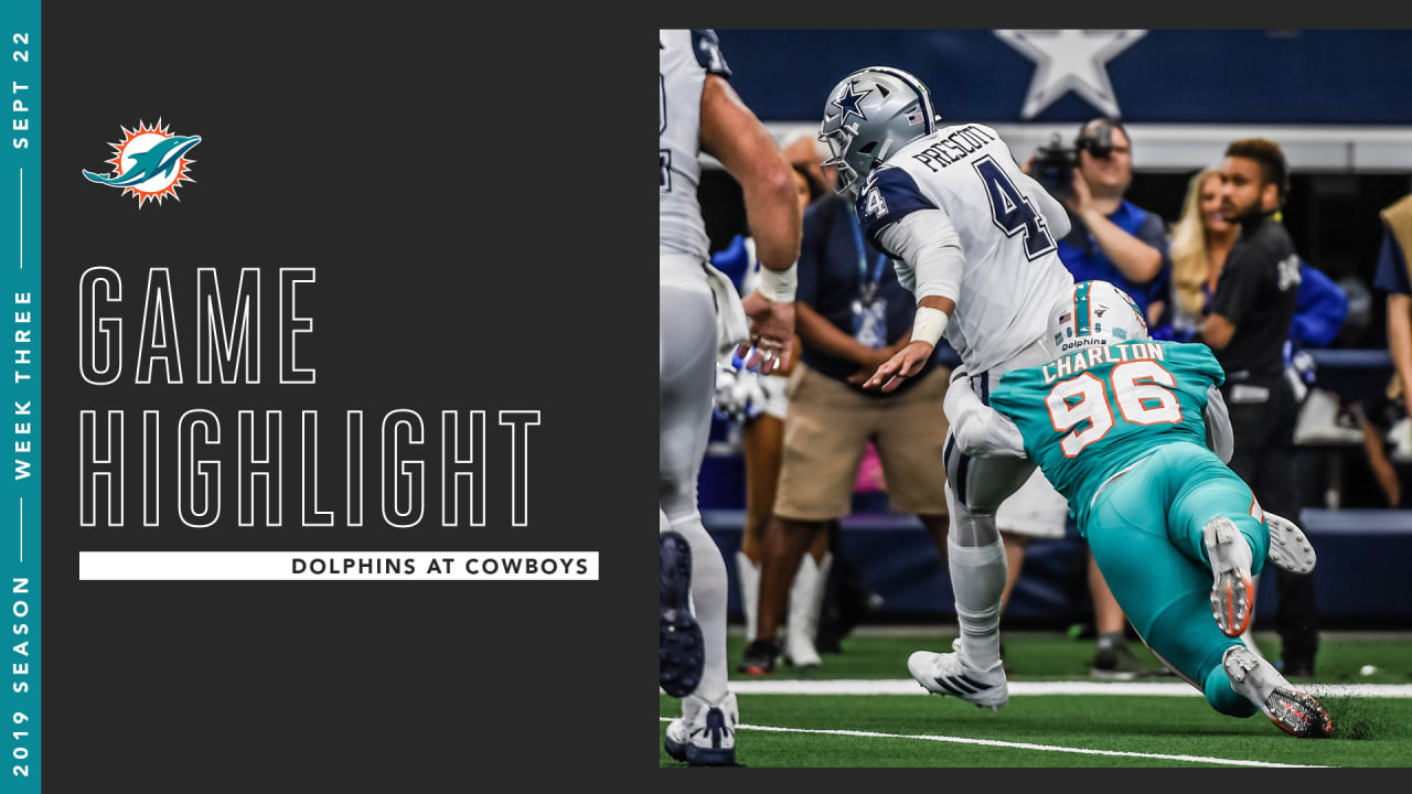 November 05, 2018:.Dallas Cowboys defensive end Taco Charlton (97)  celebrates as the defense forces a turnover.during an NFL football game  between the Tennessee Titans and Dallas Cowboys at AT&T Stadium in  Arlington