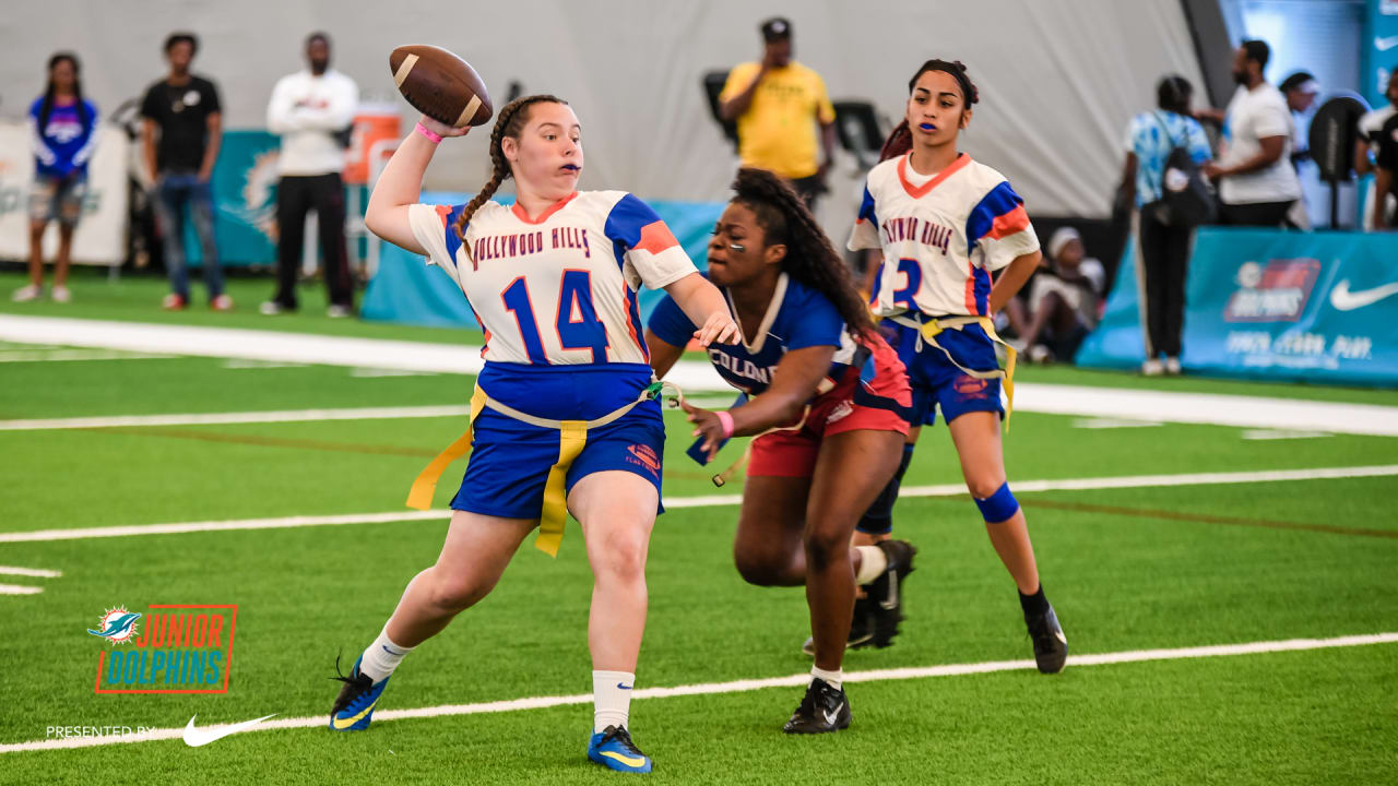 DOLPHINS DARKROOM 2019 Girls Flag Football Jamboree Presented By Nike