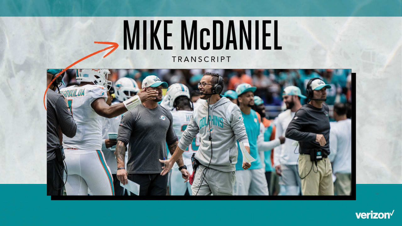 Mike McDaniel on Dolphins' Handling of Concussions: 'We Don't Mess