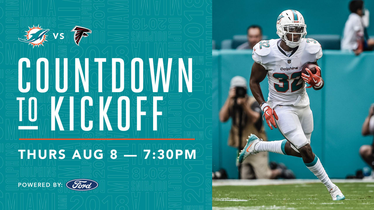 What time is the Dolphins vs. Falcons game tonight? Channel