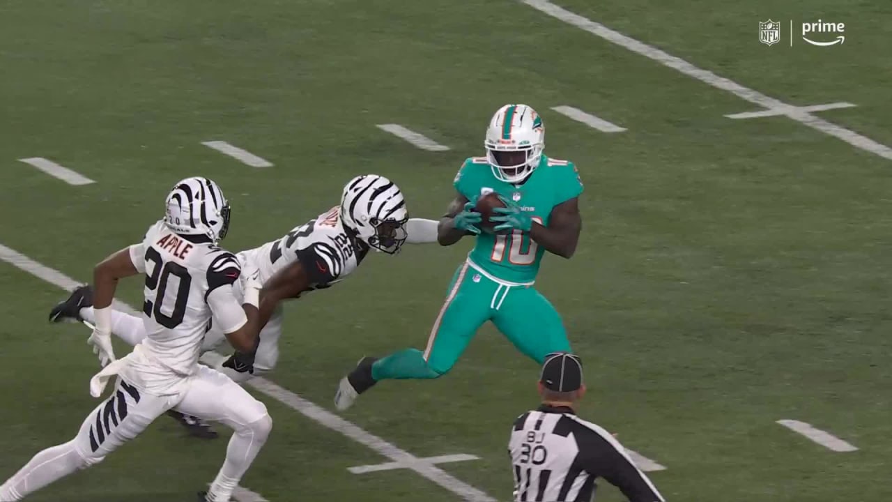 Every Miami Dolphins wide receiver Tyreek Hill catch from his 190-yard game  vs. the Baltimore Ravens