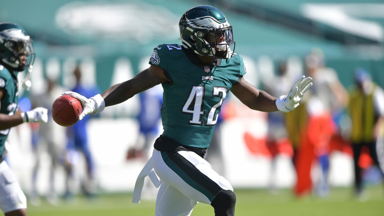 New Eagles safety K'Von Wallace has a notable fan in Hall of Famer