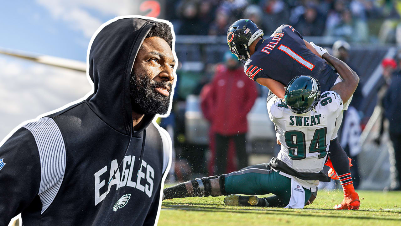 Philadelphia Eagles' James Bradberry reacts during an NFL divisional round playoff  football game, Saturday, Jan. 21, 2023, in Philadelphia. (AP Photo/Matt  Slocum Stock Photo - Alamy