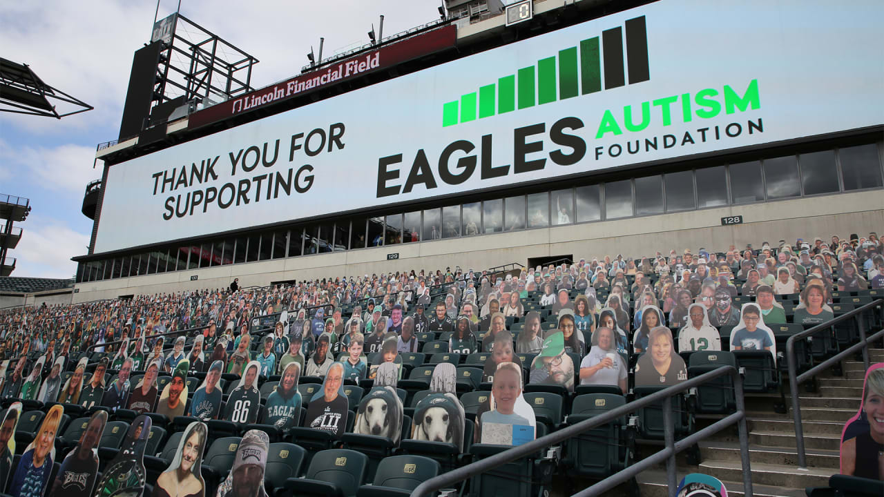 Eagles Fan Cutouts raise over 260K for Eagles Autism Foundation