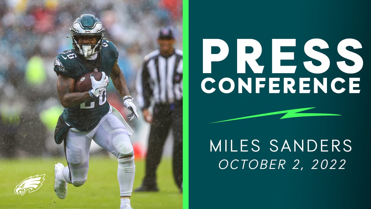 Press Conference: Miles Sanders