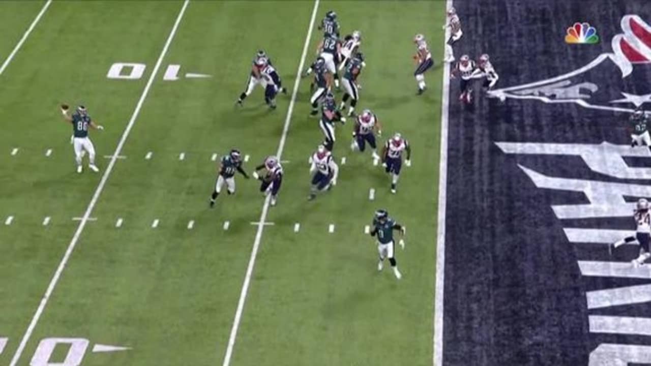 Highlight Eagles Fool Pats With Epic Fourth Down Td Toss To Foles