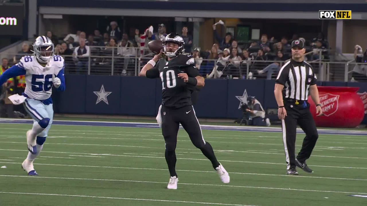 Can't-Miss Play: Philadelphia Eagles wide receiver A.J. Brown's double move  torches Dallas Cowboys cornerback Trevon Diggs for 48-yard pickup