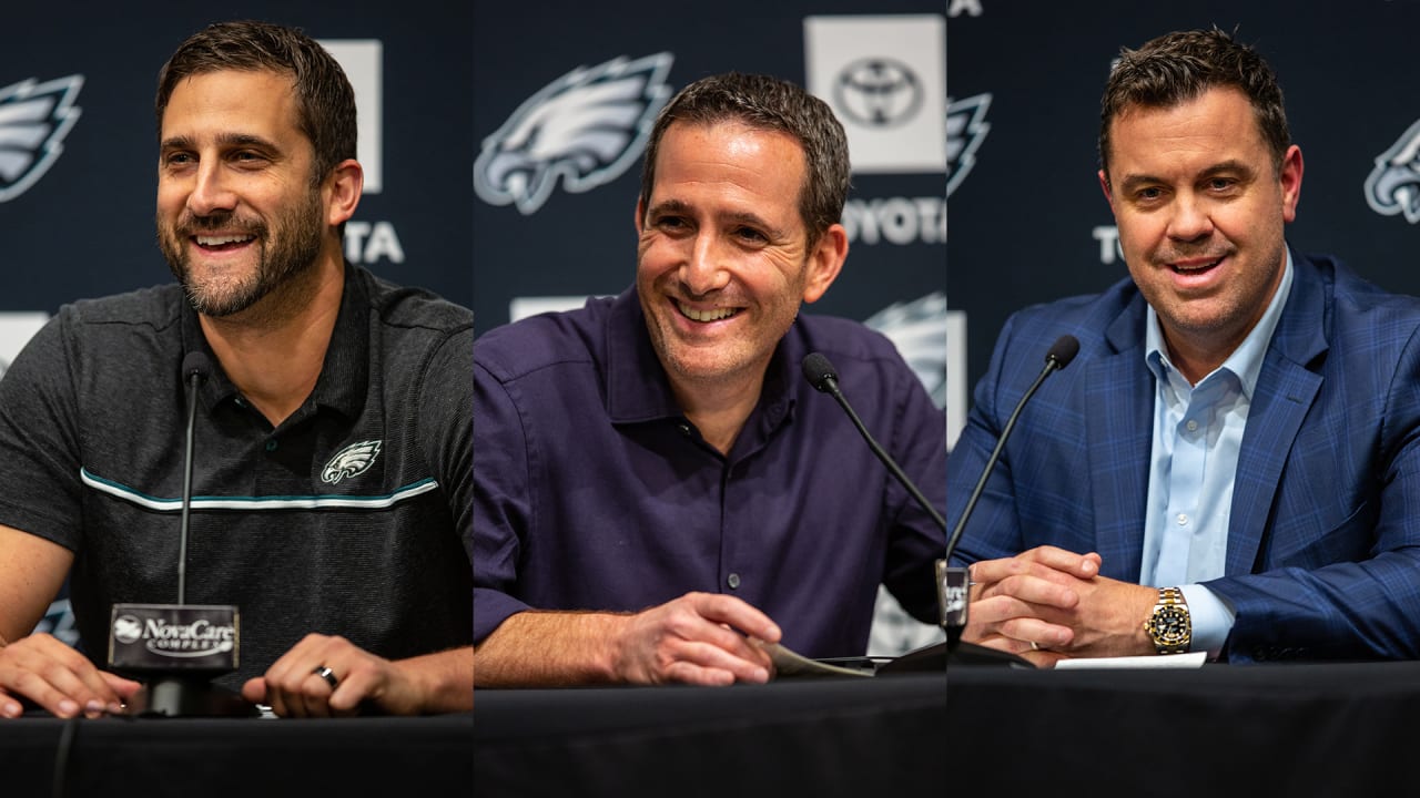 Press Conference: Howie Roseman, Nick Sirianni, and Andy Weidl | May 1 ...