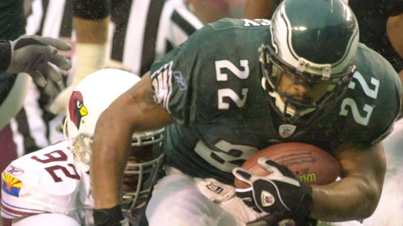 DONOVAN MCNABB BROKEN ANKLE GAME PHILADELPHIA EAGLES 2002 VETERANS