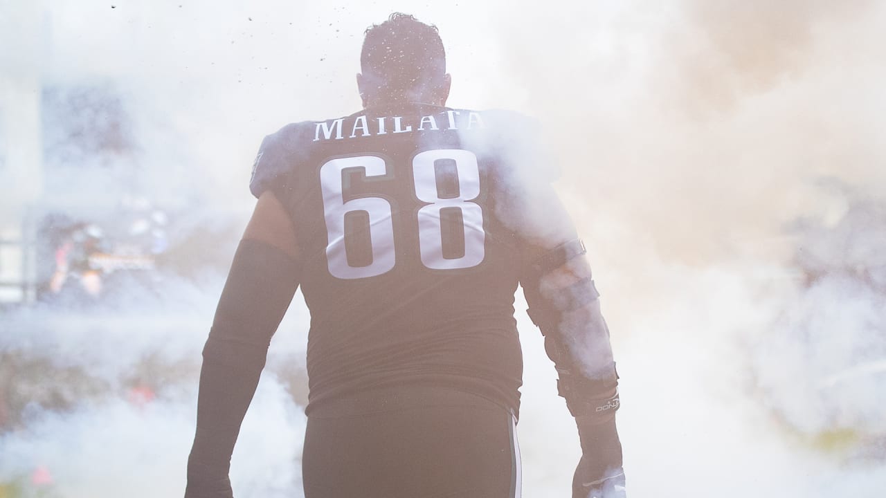 Jordan Mailata's journey from rugby to the Eagles surprised everyone.  Especially his family.