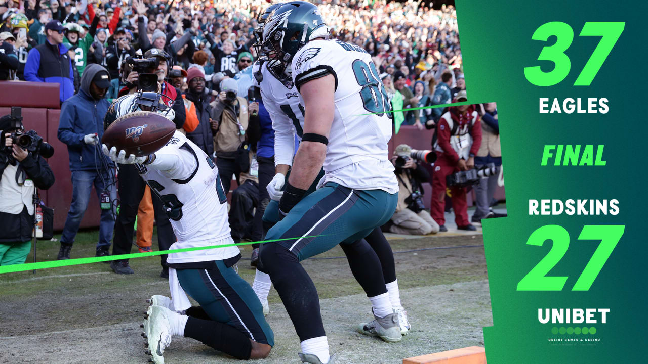 Game Recap: Eagles escape Washington with a 37-27 victory!