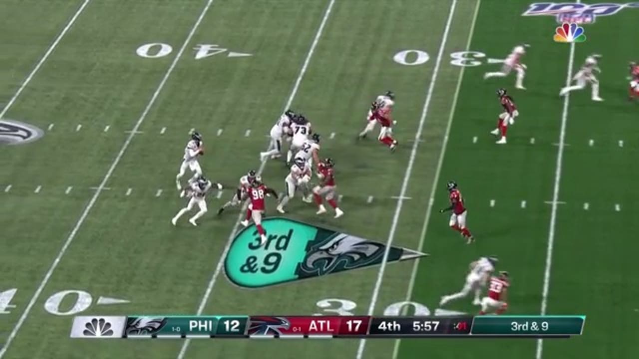 Carson Wentz's 64-Yard TD Strike to Mack Hollins! 