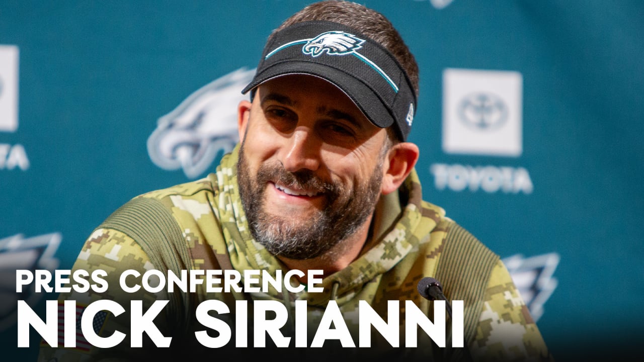 Nick Sirianni press conference live coverage: VIDEO - Bleeding