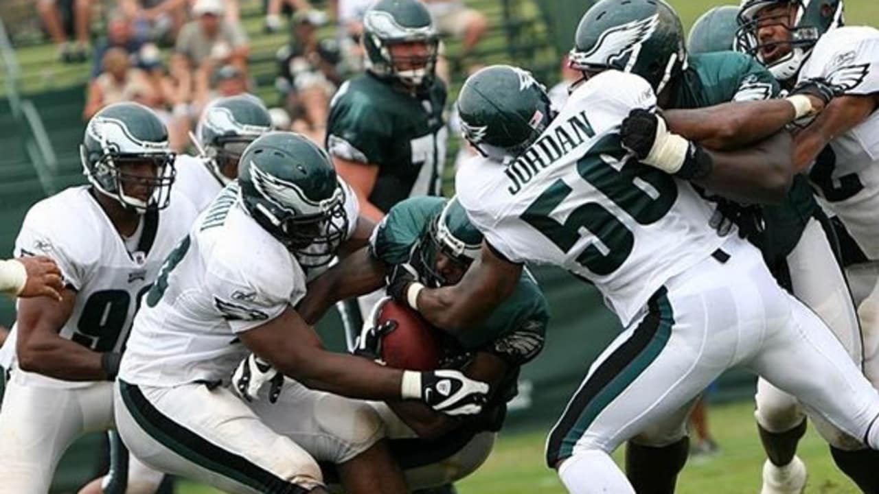 Philadelphia Eagles linebacker Akeem Jordan (56). The Washington