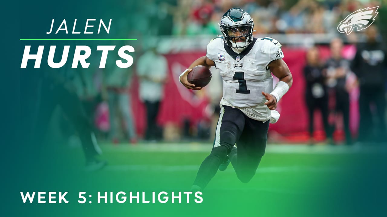 Eagles' Jalen Hurts sets new NFL record in Week 5 win vs