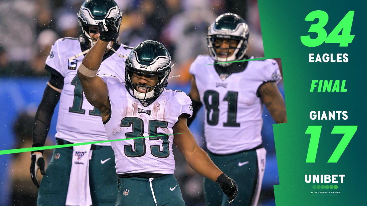 Eagles clinch NFC East title, await NFC West runner-up in Wild Card round