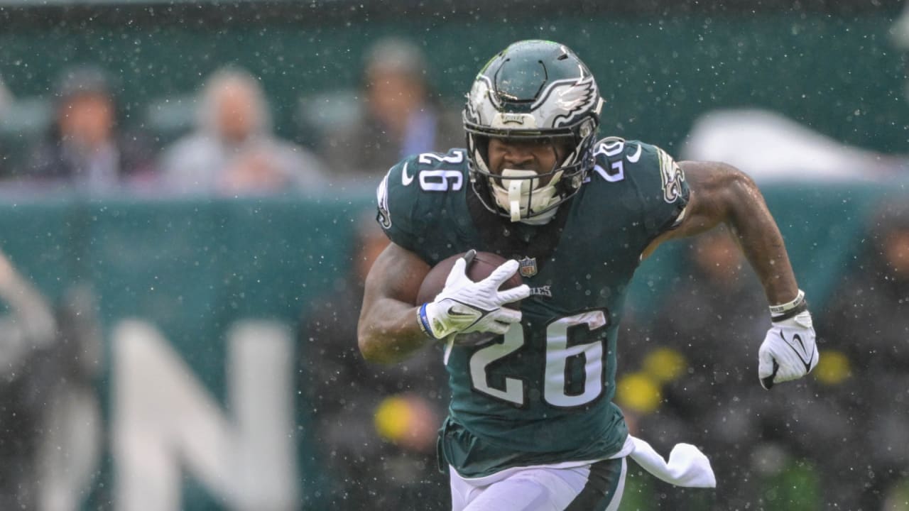 All smiles for Miles Sanders in career day