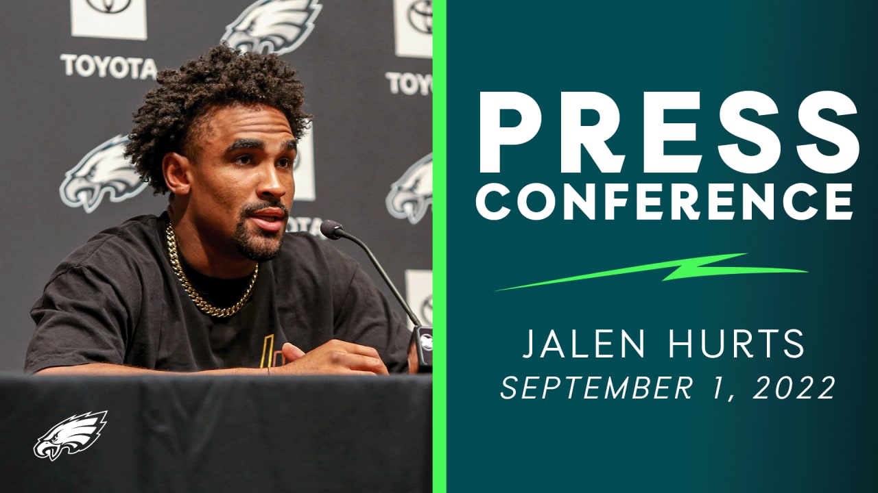 Press Conference Jalen Hurts September 1, 2022