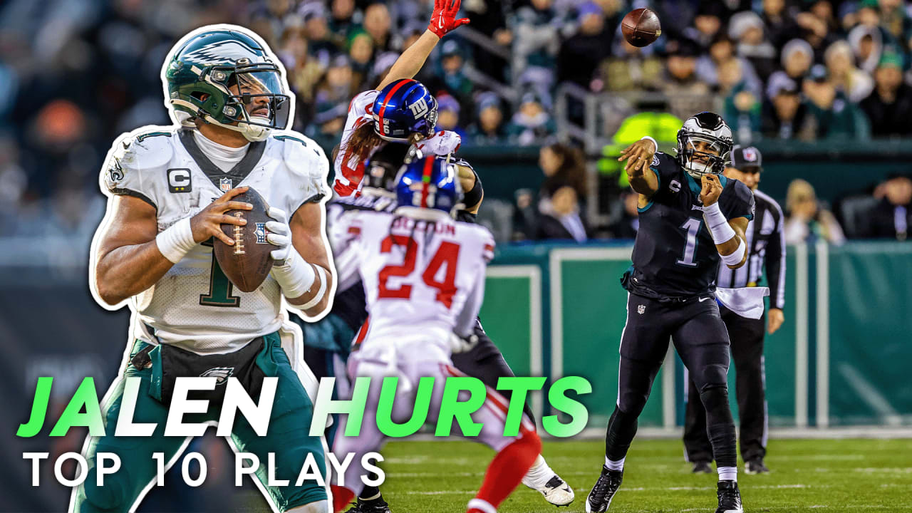 Highlights Top 10 Jalen Hurts plays of the 2022 season
