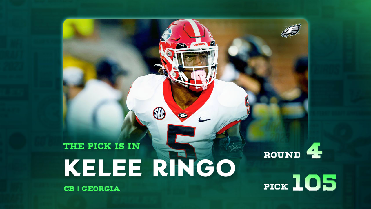 Eagles select CB Kelee Ringo with the 105th overall pick