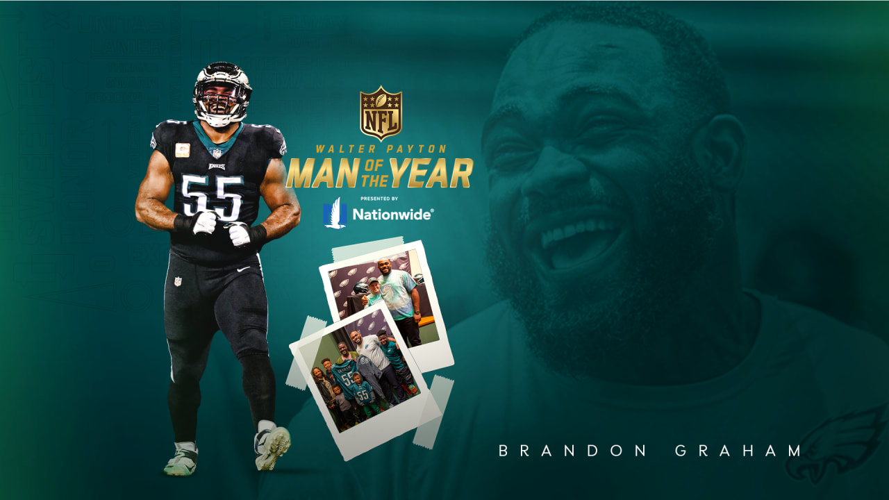 Brandon Graham is the Eagles' nominee for the Walter Payton NFL Man of