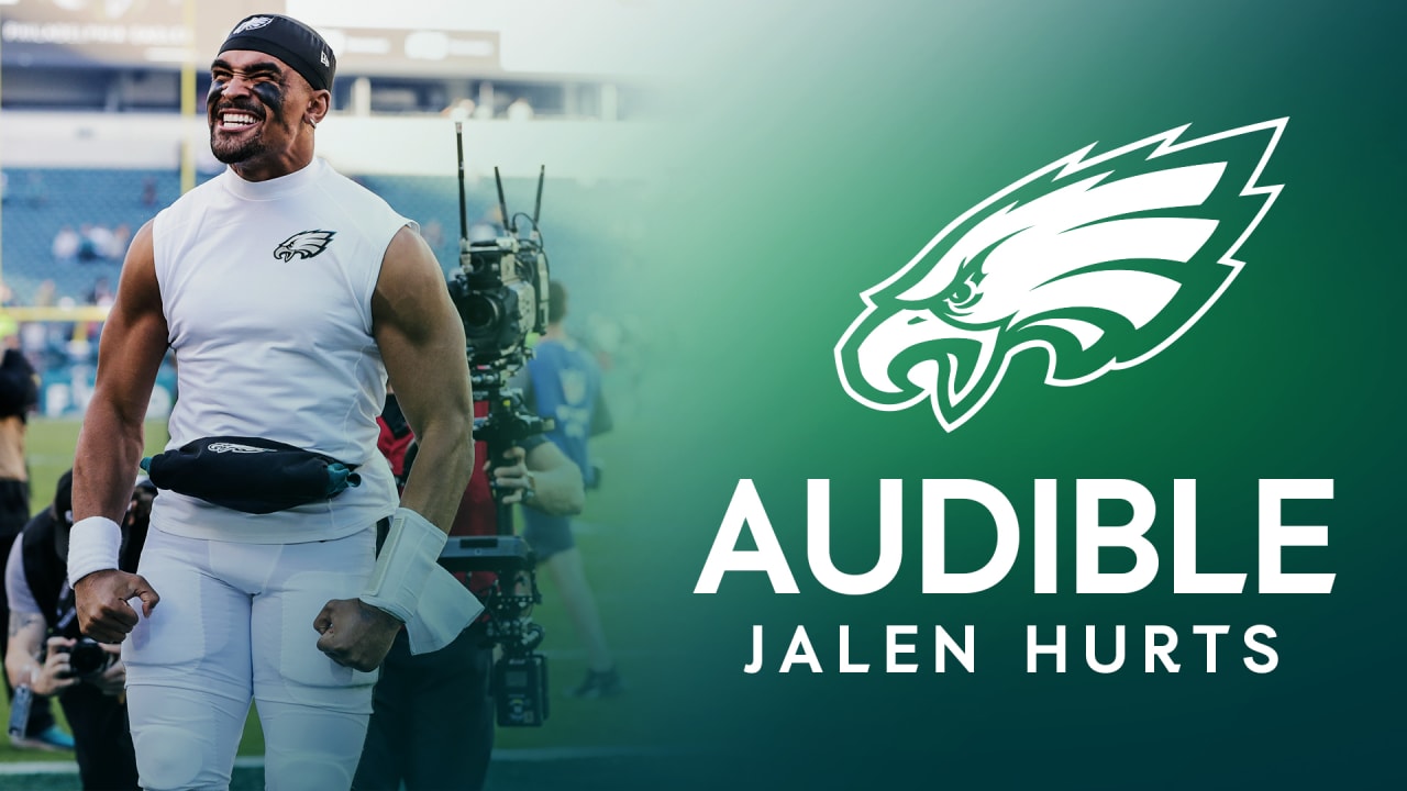 Jalen Hurts audibles on Philadelphia Eagles' jersey number