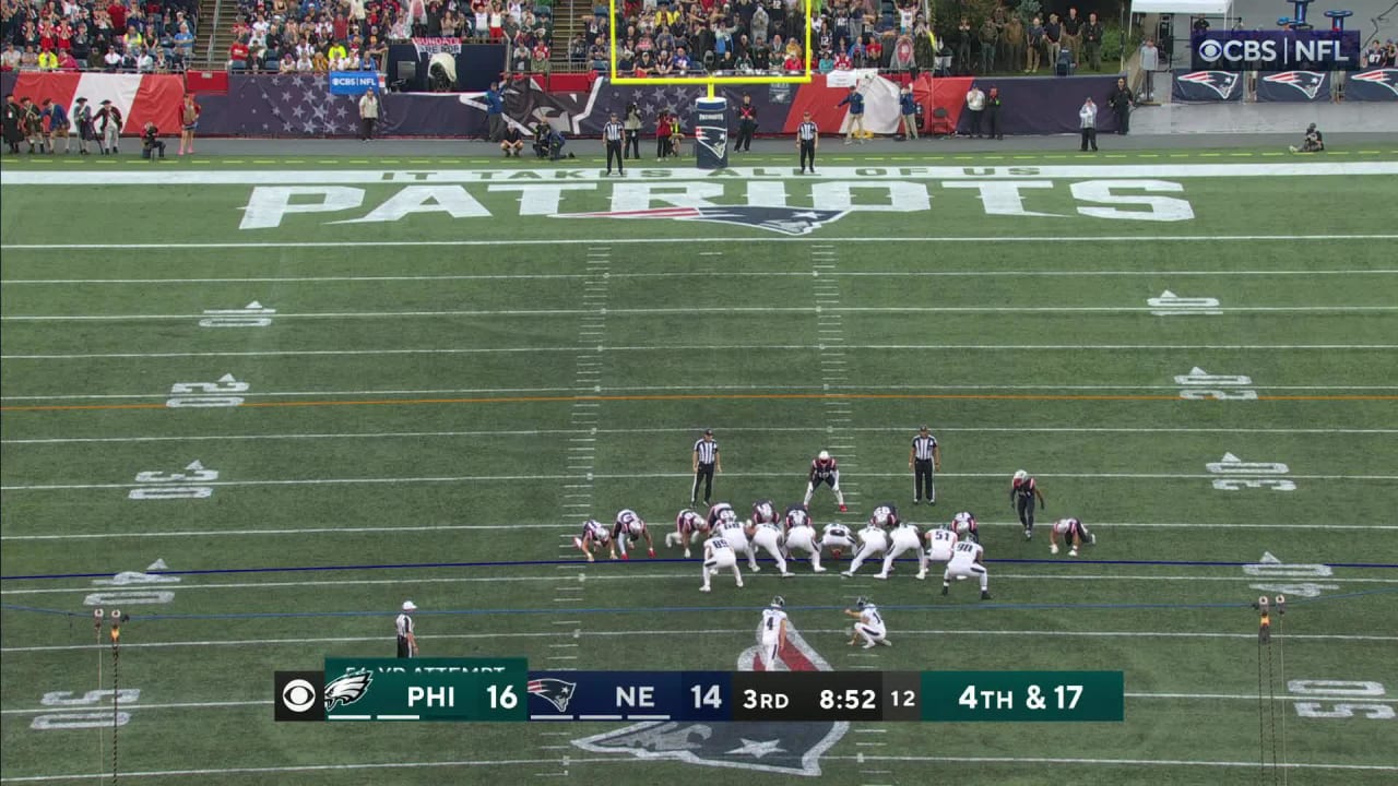 Highlight: Jake Elliott 36-yard FG gives Eagles a 7-point lead