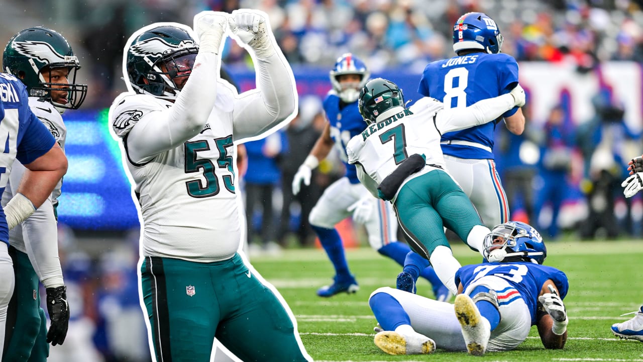 Highlights Every Eagles sack vs. Giants in Week 14