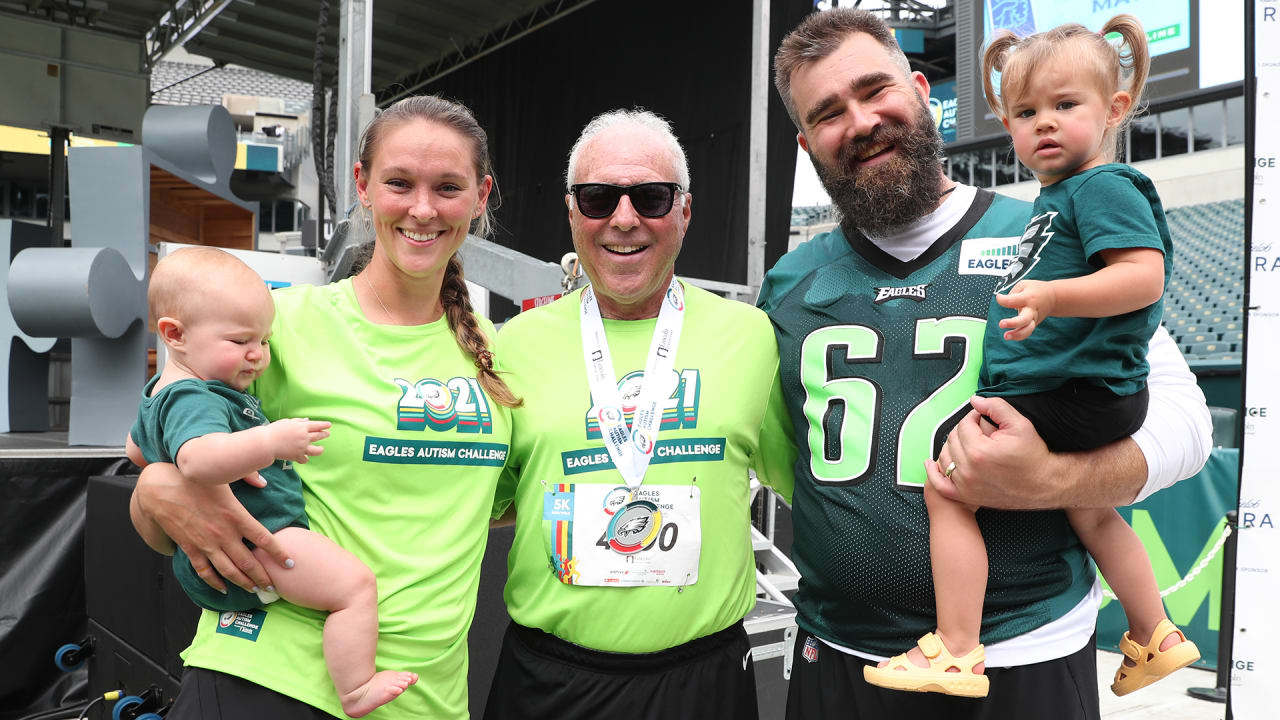 Jason Kelce and his wife, Kylie, are driving forces for Eagles