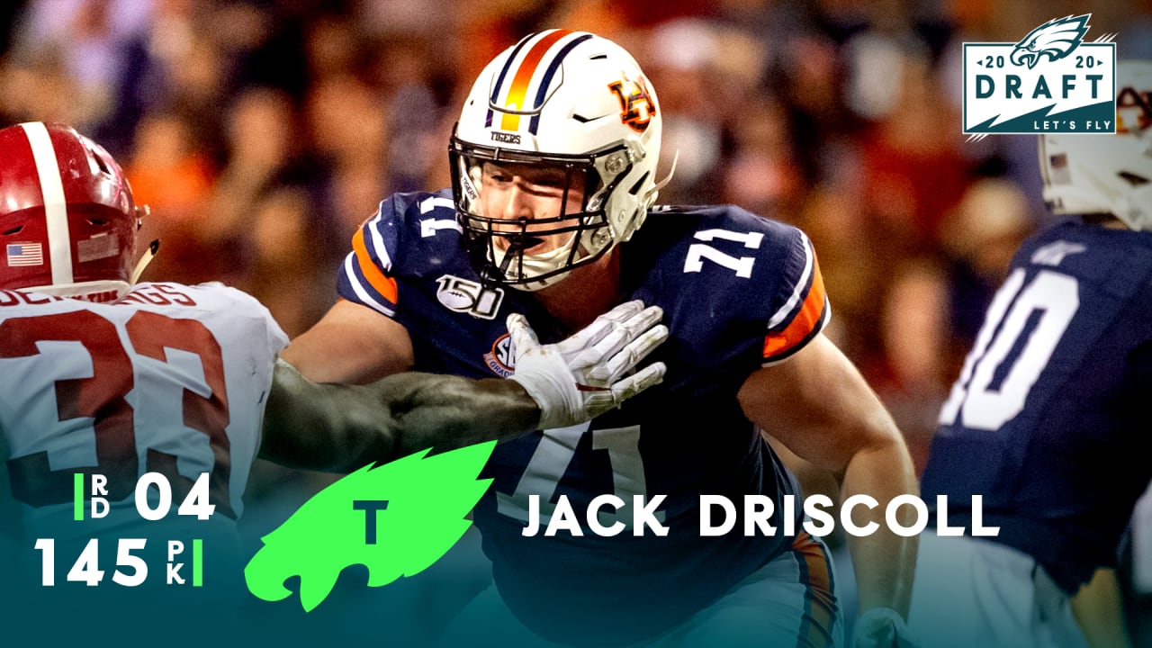 Eagles draft T Jack Driscoll with the 145th overall pick