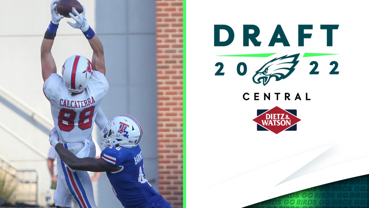 Eagles select Grant Calcaterra at No. 198: Scouting report, three things to  know about SMU tight end 