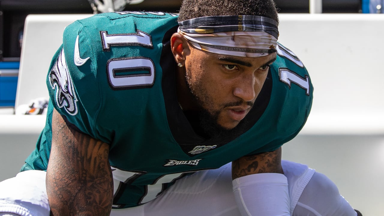 Eagles rookie K'Von Wallace says he takes coronavirus seriously