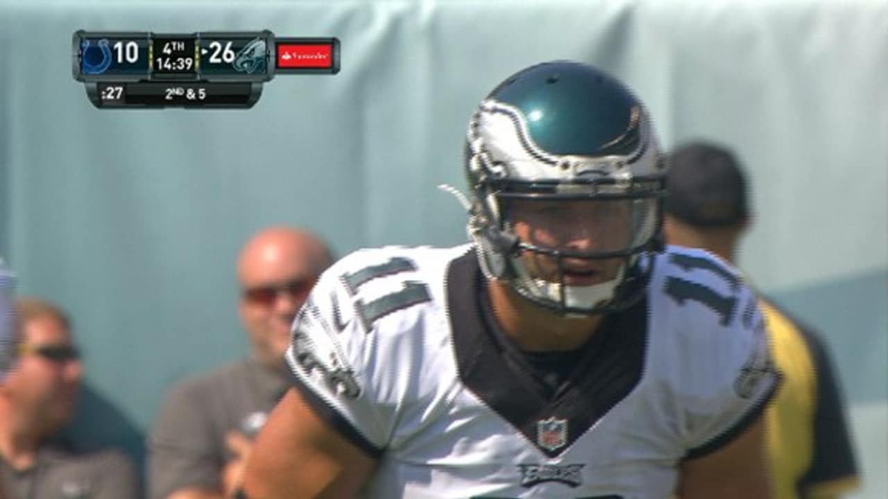 Tebow runs for a score, Eagles beat Colts 36-10