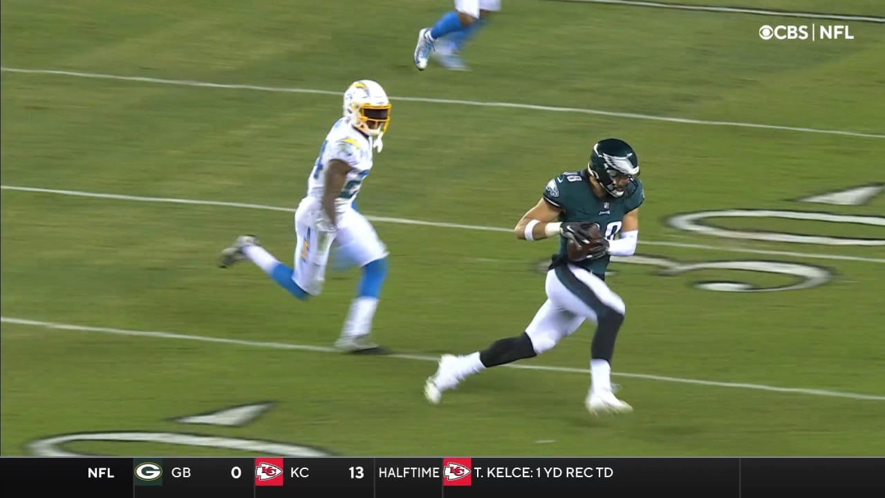 Highlight: Eagles stop Chargers' 98-yard opening drive with epic