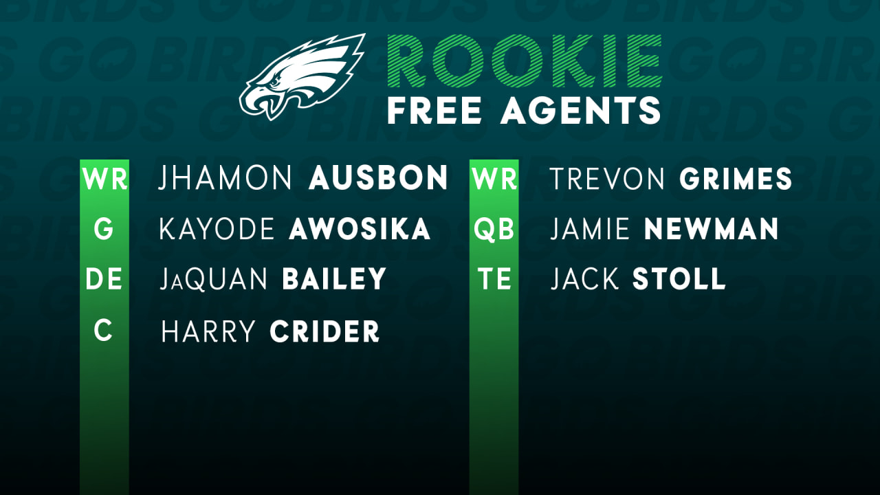 Eagles sign seven rookie free agents