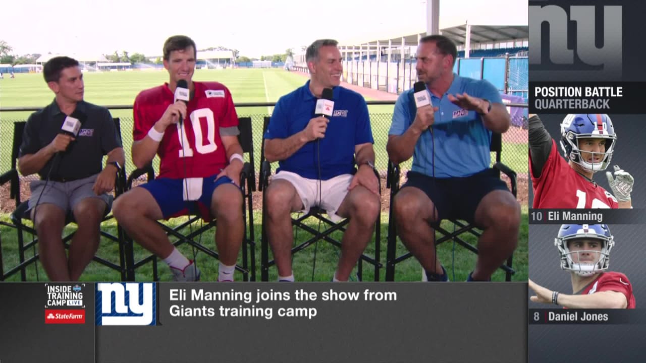 Giants quarterback Eli Manning recalls the hardest hit of his career