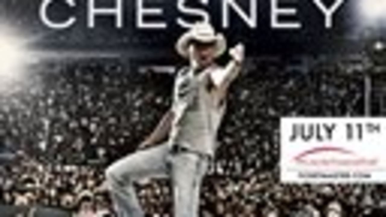 Taylor Swift and Kenny Chesney are tied with the most Linc concerts