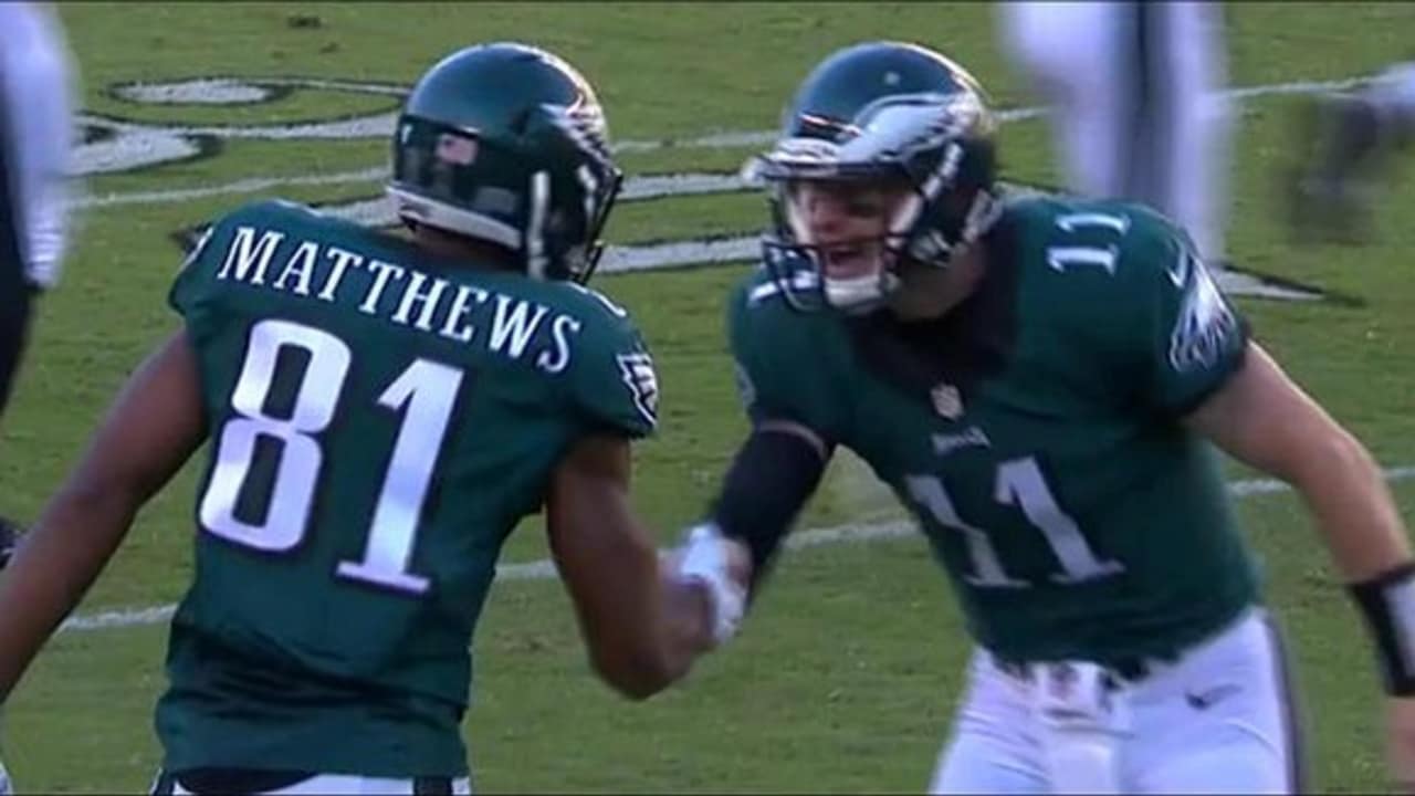 JORDAN MATTHEWS BECOMING EAGLES' CARSON WENTZ' FAVE TARGET!